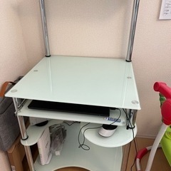 【取引決定しました】お譲りします！ニトリ パソコンラック パソコ...