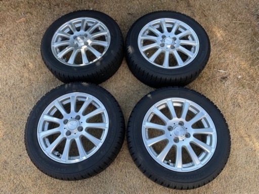 スタッドレスタイヤ4本　185/55R15