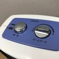 O2302-303 山善 ミニファンヒーター MHS-600S 動作確認済 汚れ有 現状お渡しの画像