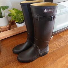AIGLE ダークブラウン 36 (23.5～24.0)