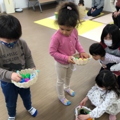 英語でイースターエッグハント！🐣 🐰の画像