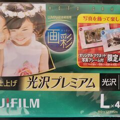 FUJIFILM 写真用紙 画彩 光沢 厚手 L  350枚