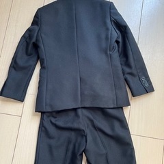 男の子セレモニースーツ120cm(Yシャツ、ポケットチーフ付)の画像