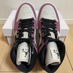 新品未使用✴︎NIKE ナイキ✴︎WMNS AJ1 ジョーダン1 Mid "ベリーピンク"の画像