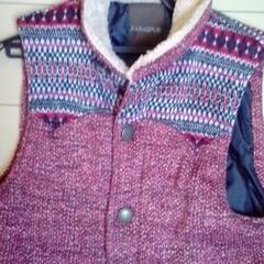 メンズダウンベストの画像