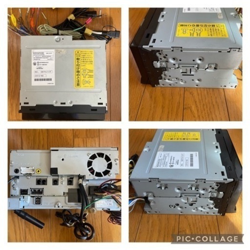ケンウッド製　メモリーナビ　フルセグ・DVD・CD・SD・Bluetooth・USB・iPod
