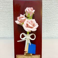 リヤドロ　美品♡　LLADRO　flores　Rose Pink Parfait　ローズピンクパルフェ　陶器　ピンクの薔薇　置物