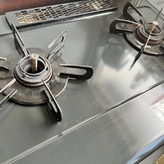 ※ご商談中【美品】PALOMA ガスコンロ コンロ台付き【プロパンガス】の画像