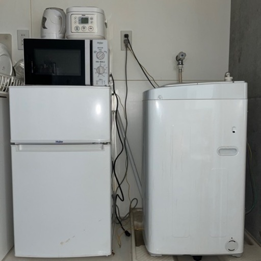 【5点セット販売‼️】洗濯機・冷蔵庫・電子レンジ・炊飯器・ポット