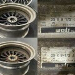 Ｗeds MAVERICK 315F-R SL ウェッズ マーベリック 315F 20インチ 4本 9.5J5HPCD114.3+25/+38 深リム　(VHA413)クレジットカード QRコード決済可能の画像