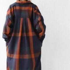 【新品未使用】セットアップ ロングシャツ (ロングワンピース) ワイドパンツ 2点の画像