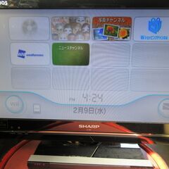 【中古美品】ニンテンドー Wii　動作確認済み【お引き取り限定/値引き不可】【2-2-6】の画像