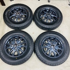 ほぼ新品‼️ 軽トラック用　アルミホイールタイヤ
