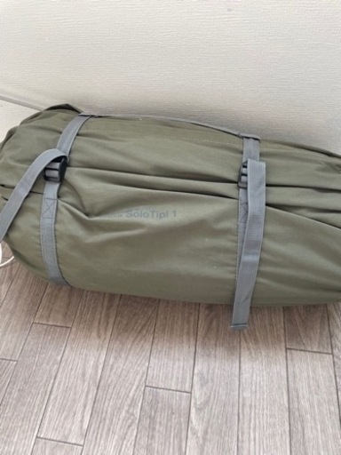 BUNDOK(バンドック) ソロ ティピー BDK-75TC 【1人用】 ワンポール テント 混紡綿 フルクローズ スカート巻き上げ式