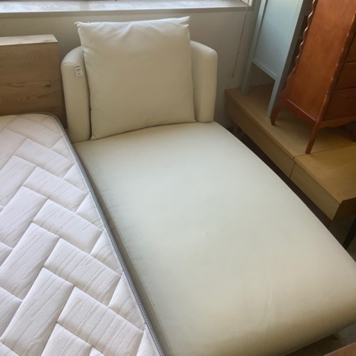 シェーズロング　Armonia 合皮　ホワイト