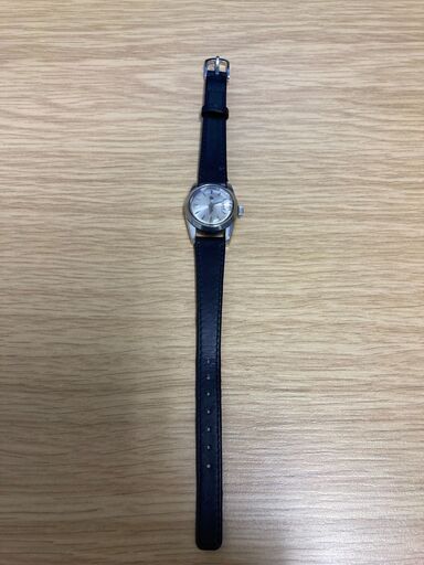 ★RADO★ラドー★アンティーク(時価10万円前後?)★レディースカレンダー付自動巻き腕時計★シルバー×ブラック★一部難あり★