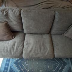 unico 3人掛けファブリックソファの画像