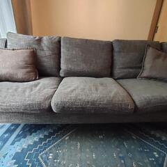 unico 3人掛けファブリックソファの画像