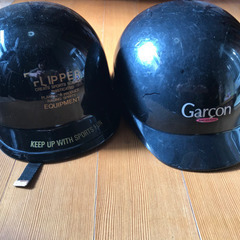 バイクのハーフヘルメット　2点　ブラック