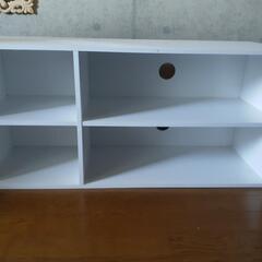 【0円】白のテレビ台