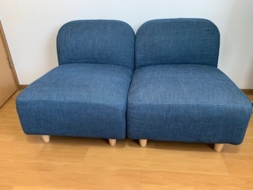 ソファ　1人用×2