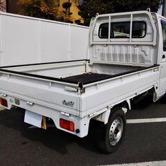 軽トラ ４WD　スズキ キャリイ 　検あり　ホワイト　H２1年式　中古車の画像