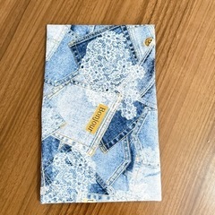 デニム柄ポケットティッシュケース、カバーの画像