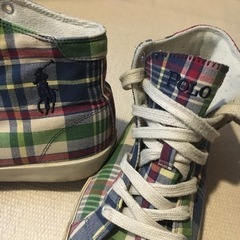 POLO Ralph Lauren ハイカットスニーカーの画像
