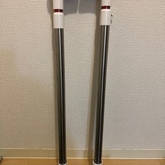 家具転倒防止 つっぱり棒２本 長さ74cm〜120cmの画像