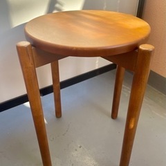 木製スツール【0円】