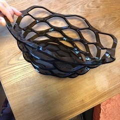 硬質プラ バスケット 雑貨屋さんで購入 しっかりした作りで軽いです！の画像