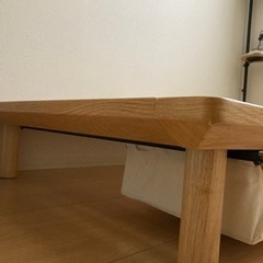 無印良品　ベッドフレーム　シングル　オーク材の画像