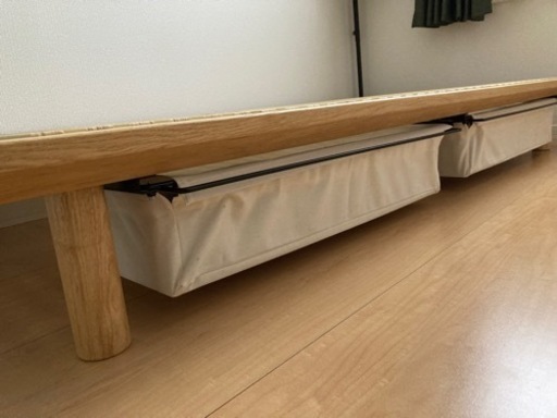 無印良品　ベッドフレーム　シングル　オーク材