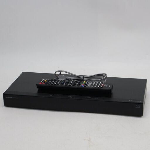 257)【美品/2020年製】SHARP シャープ ブルーレイレコーダー BD 2B-C05CW1 500GB