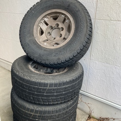 決まりました！【78プラド使用品】YOKOHAMAスタッドレスタイヤ4本セット