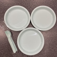 お皿　スプーン　フォークセット