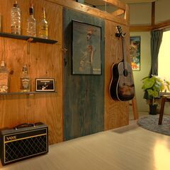 防音室付ロフトベッドの画像