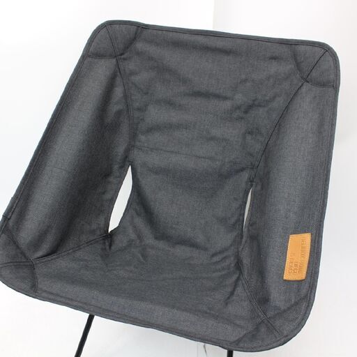 049)【美品】Helinox/ヘリノックス コンフォートチェア / ブラック キャンプ アウトドア 野外 フェス チェア 椅子
