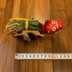 🔴郷土のお土産　会津　赤べこ　魔除けの玩具　縁起物です。の画像