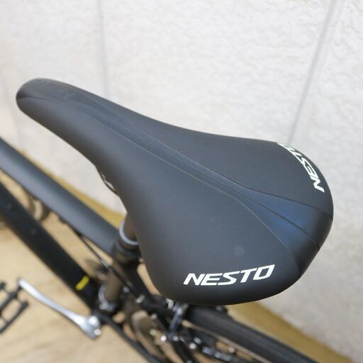 009)【未使用品】NESTO ネスト フラットバーロード ALTERNA FLAT オルタナ フラット マットブラック 465mm(身長160-175cm) NE-22-003