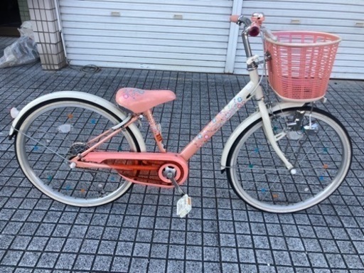 【22インチ】子供用自転車　ブリヂストン　エコパル　ピンク　美品❗️若林自転車　唐崎店　SALE中❗️
