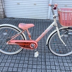 【22インチ】子供用自転車　ブリヂストン　エコパル　ピンク　美品...