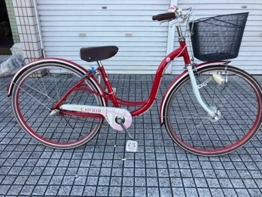 【26インチ自転車】子供用　内装3段変速　LEDオートライト付　色付リム、カラータイヤ使用❗️若林自転車　唐崎店　SALE中❗️