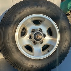 ランクル80純正ホイール4本セット　センターキャップ付き