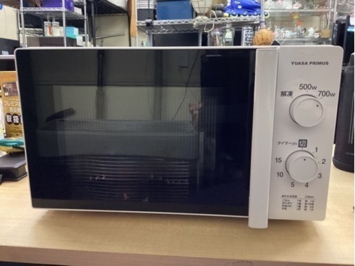 万代店　電子レンジ　2021年製　YUASA KS-MW21T17-5