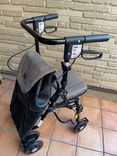 椅子付きシルバーカートバック