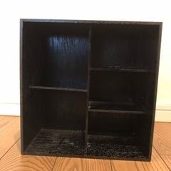 木製の小物入れ　木箱の画像