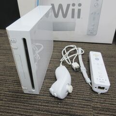 【中古品】ニンテンドー WiiとバランスWiiボードのセット　動作確認済み ◆お引き取り限定/値引き不可【2-2-7】の画像