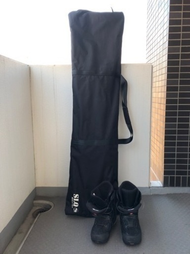 受付終了【スノボ】板＋ブーツ＋ケース3点セット 26.5cm K2 MORROW 美品