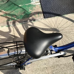 【現状販売】26インチ自転車　青　ママチャリの画像